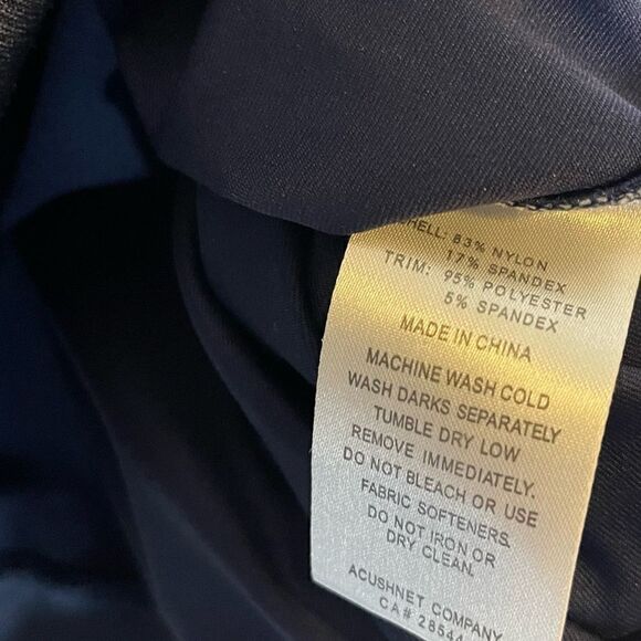 FootJoy Medium Royal Quarter Zip Golf Top with Red Stone Logo - Picture 4 of 6